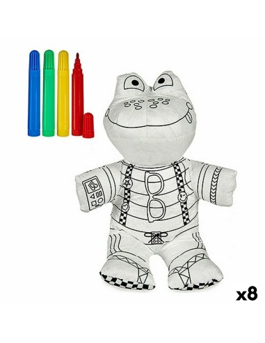 Coloriage de peluches Grenouille (8 Unités)