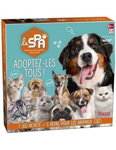 Jeu de société Lansay SPA ADOPT THEM ALL (FR)