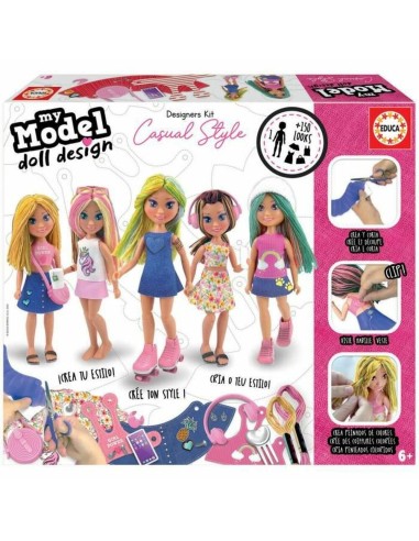 Jouet Educatif Educa My Model Doll Design Casual Multicouleur (1 Pièce)