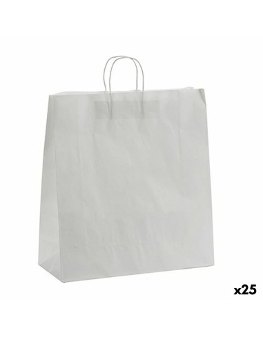 Sac en papier 46 x 16 x 59 cm Blanc (25 Unités)