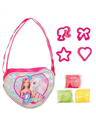 Jeu Créatif de Pâte à modeler Barbie Fashion Sac 8 Pièces 300 g