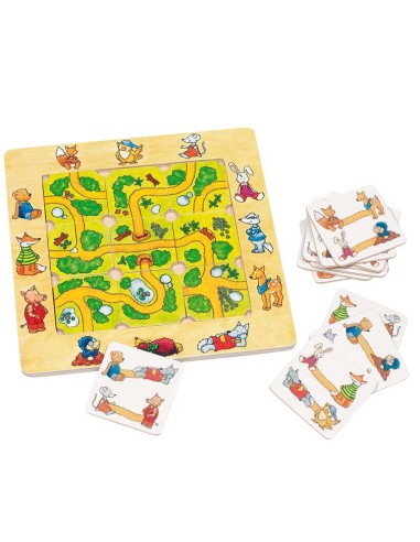 Jeu de puzzle trouve le chemin