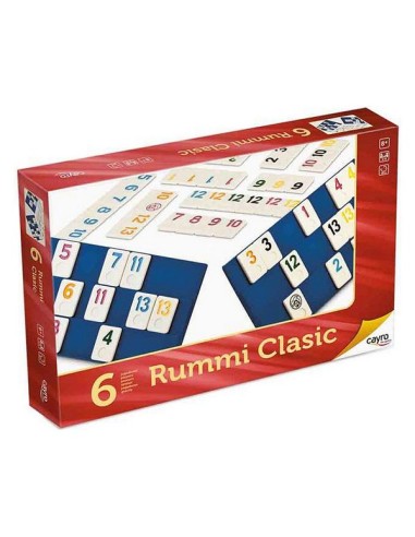 Jeu de société Rummi Classic Cayro (ES-PT-EN-FR-IT-DE) (ES-PT-EN-FR-IT-GR) (35 x 26 x 6 cm)