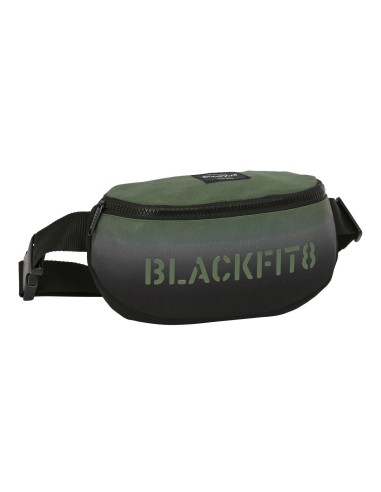 Sac banane BlackFit8 Gradient Noir Vert militaire (23 x 14 x 9 cm)