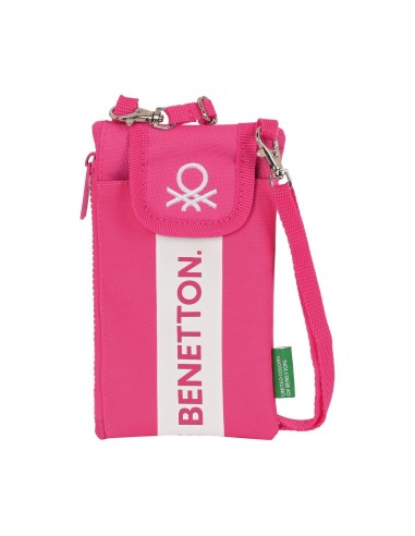 Porte-monnaie Benetton Raspberry Protection pour téléphone portable Fuchsia