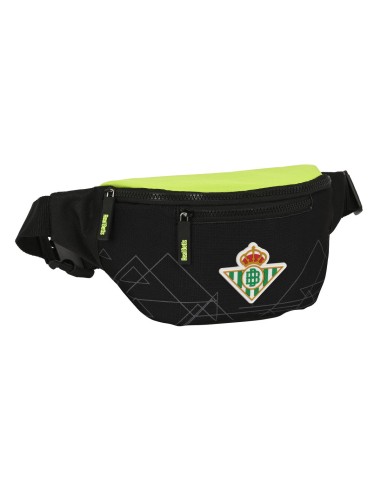 Sac banane Real Betis Balompié Noir Citron Sportif 23 x 12 x 9 cm