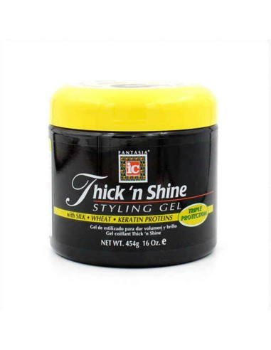 Gel de rasage Fantasia IC Thick'n Shine Styling  Brille Donne du Volume Kératine (454 ml)