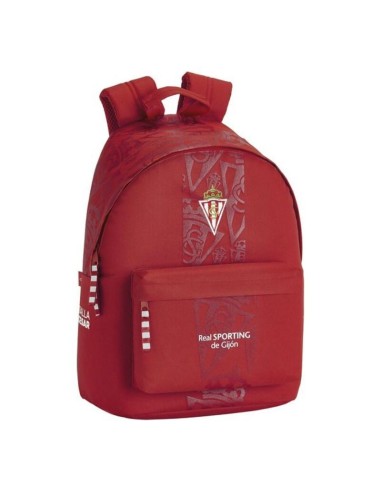 Sacoche pour Portable Real Sporting de Gijón 14,1'' Rouge