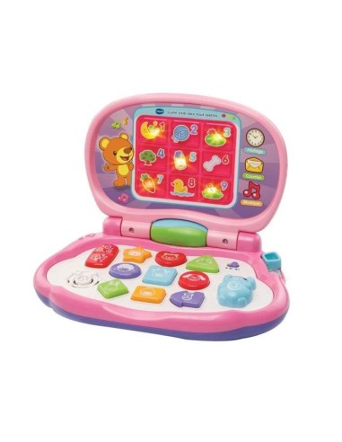 VTECH BABY - Lumi Ordi Des Tout-Petits Rose - Ordinateur Enfant