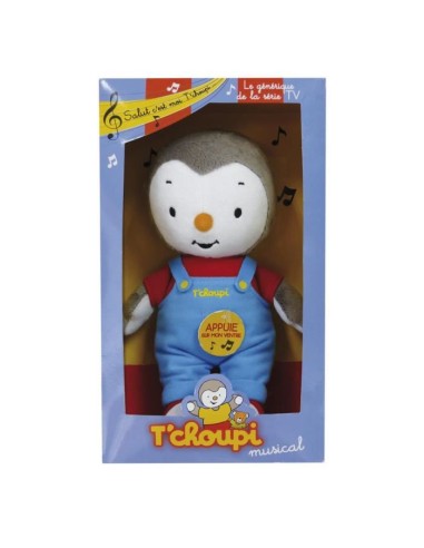 T'CHOUPI Peluche Musicale 20 cm