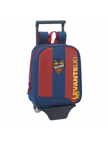 Cartable à roulettes 805 Levante U.D. 611820280 Bleu Rouge Grenat