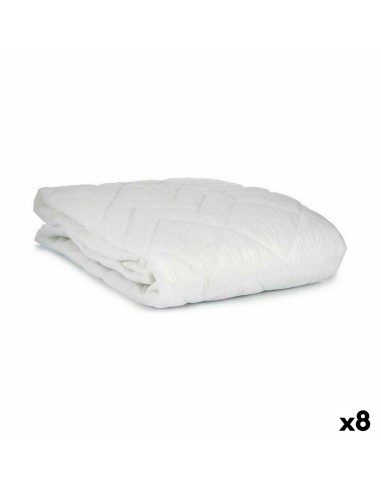 Protecteur de matelas Blanc 90 x 190 cm (8 Unités)