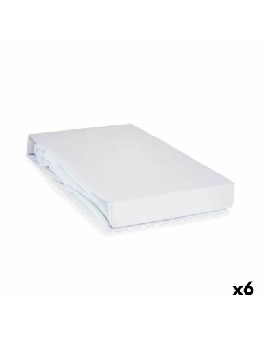 Protecteur de matelas Blanc 90 x 190 cm (6 Unités)