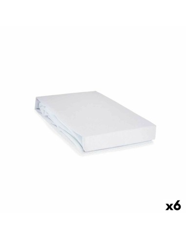 Protecteur de matelas Blanc 200 x 150 cm (6 Unités)