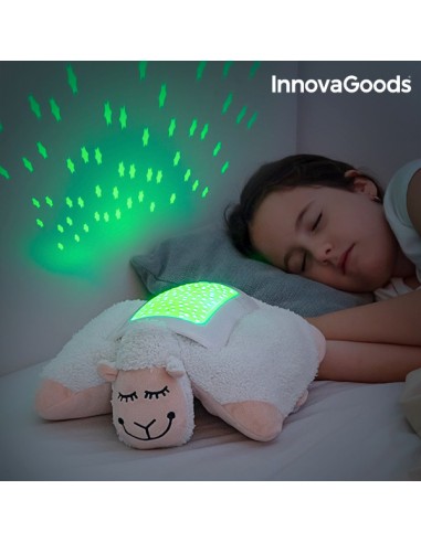 Peluche Projecteur LED d'Étoiles Mouton InnovaGoods