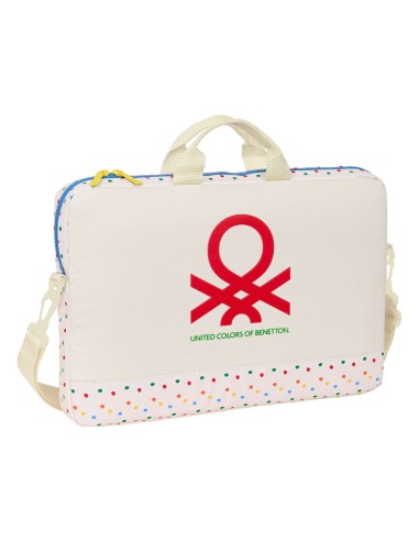 Housse pour ordinateur portable Benetton Topitos Blanc (40 x 27 x 4 cm)