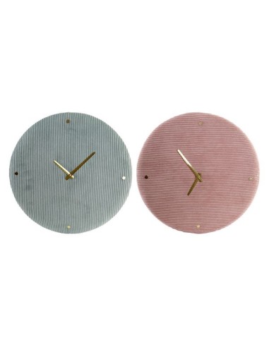 Horloge Murale DKD Home Decor Polyester (2 pcs) (40 x 5 x 40 cm)