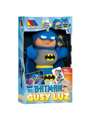 Jouet Peluche Gusy Luz Batman Moltó 15868 (28 cm)