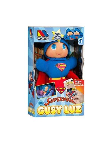 Jouet Peluche My Other Me Superman Gusy Luz Tissu