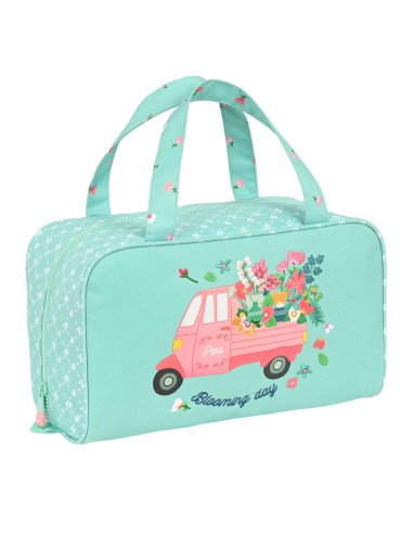 Trousse de Toilette Glow Lab Pepa Vert (31 x 14 x 19 cm)