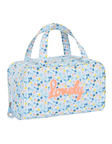 Trousse de Toilette Moos Lovely Bleu clair (31 x 14 x 19 cm)