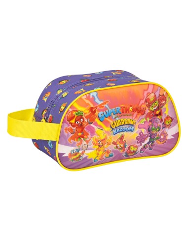 Trousse de Toilette SuperThings Guardians of Kazoom Violet Jaune (26 x 15 x 12 cm)