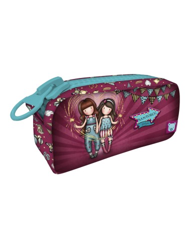 Trousse de Toilette Gorjuss Fireworks Bordeaux (21.5 x 10.5 x 7 cm)