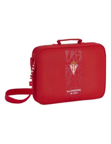 Cartable d'école Real Sporting de Gijón Rouge (38 x 28 x 6 cm)