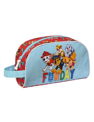 Trousse de Toilette The Paw Patrol Funday Rouge Bleu clair (26 x 16 x 9 cm)