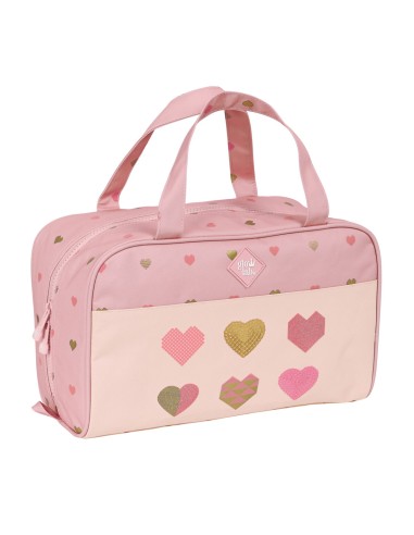 Trousse de Toilette Glow Lab Hearts Rose (31 x 14 x 19 cm)