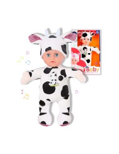 Bébé poupée Reig Vache 25 cm Jouet Peluche