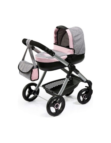 Poussette pour poupées Reig Stule Pram Gris 63 cm