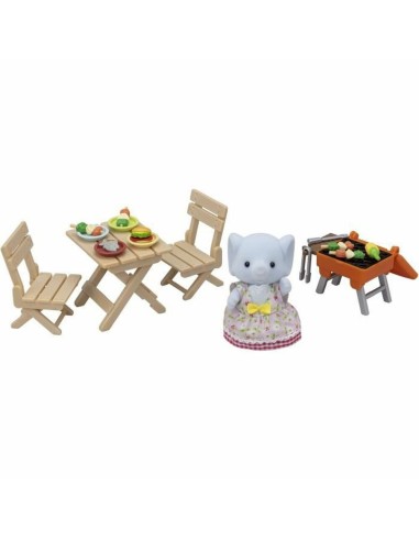 Accessoires pour poupées Sylvanian Families The Elephant Girl and Her Picnic Set