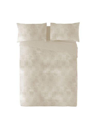 Housse de Couette Naturals ELBA Beige Lit ½ persones (220 x 220 cm)