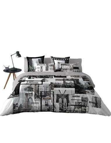 Housse de Couette Naturals DOWNTOWN Lit king size 3 Pièces 260 x 220 cm