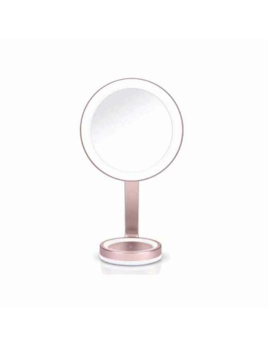 Miroir Grossissant avec LED Babyliss 9450E Rose  