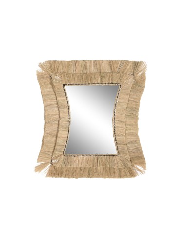 Miroir mural DKD Home Decor 62 x 4 x 70 cm Verre Bali Jute