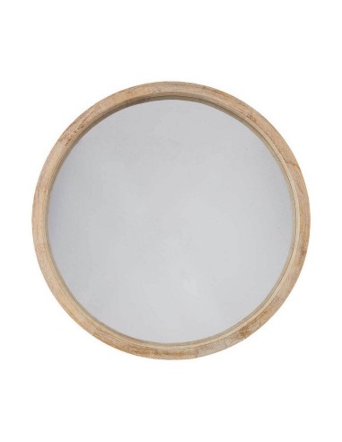 Miroir mural Atmosphera Rond Naturel (Ø 50 cm)