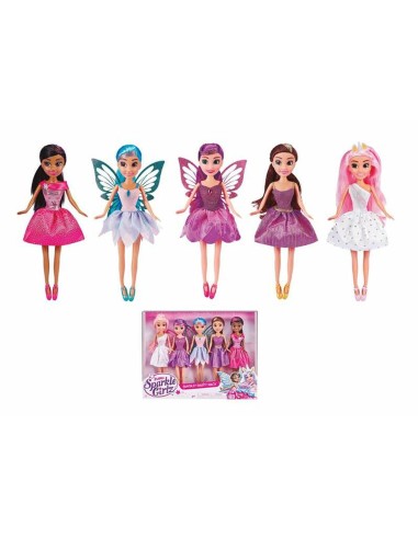 Set de Poupées Sparkle Girlz 5 Pièces 25 cm Princesse