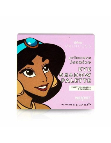 Palette d'ombres à paupières Mad Beauty Disney Princess Jasmine Mini (9 x 1,1 g)