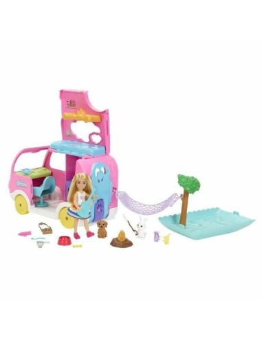 Bébé poupée Barbie Chelsea motorhome barbie car box