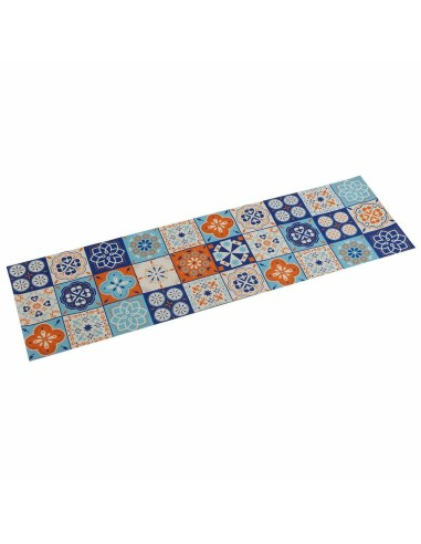 Chemin de Table Versa Mosaïque Orange Polyester (44,5 x 0,5 x 154 cm)