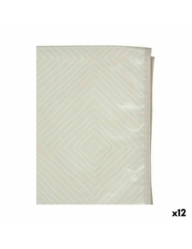 Nappe Caoutchouc Beige Losanges 140 x 140 cm (12 Unités)