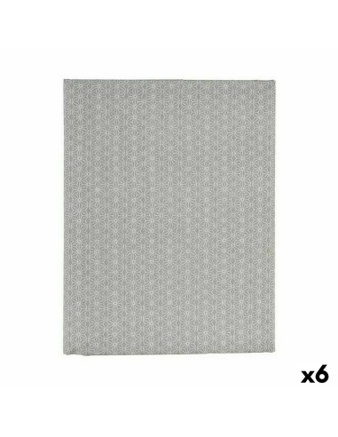 Nappe toile Antitaches Étoile 140 x 180 cm Gris (6 Unités)