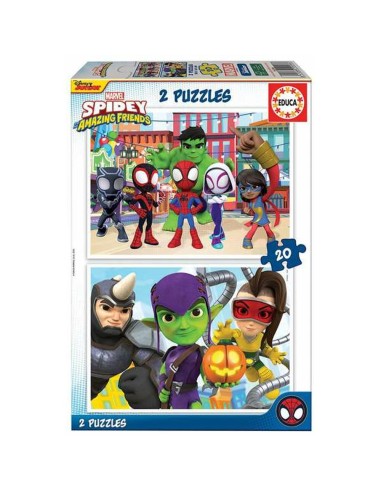 Puzzle Educa Spidey  His Amazing Friends (2 x 20 pcs)