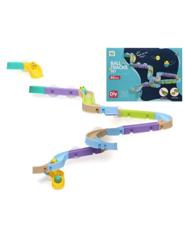 Circuit de construction Ball Tracks Set 40 Pièces