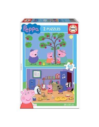 Puzzle Enfant Educa Peppa Pig (2 x 48 pcs)