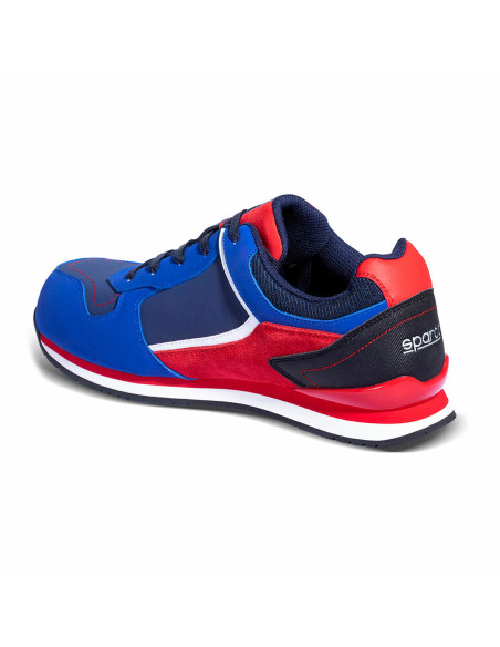 Chaussures de sécurité Sparco Ndis Scarpa Gymkhana Martini Racing S3 ESD Bleu Rouge
