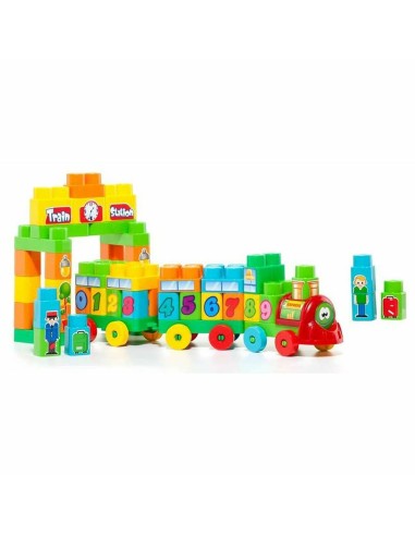 Camion avec blocs de construction Moltó Train Station (70 pcs)