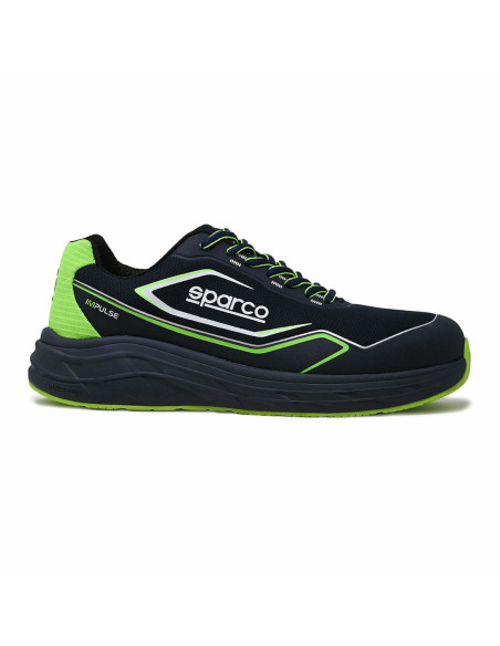 Chaussures de sécurité Sparco Willen Impulse Bleu Vert Fluor